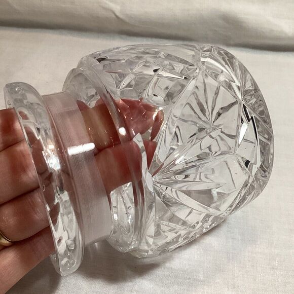 Glass Clear Jar With Glass Lid For Jam Jelly Honey Mustard Condiment Very Heavy - Picture 8 of 14